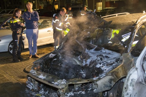 'Brandstichting auto burgemeester Haarlem'