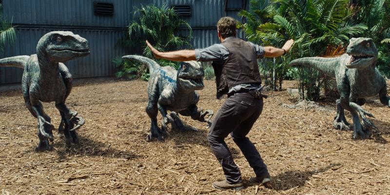 Jurassic World: Chris Pratt en raptors