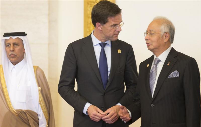 Rutte overlegt met premier Maleisië over MH17