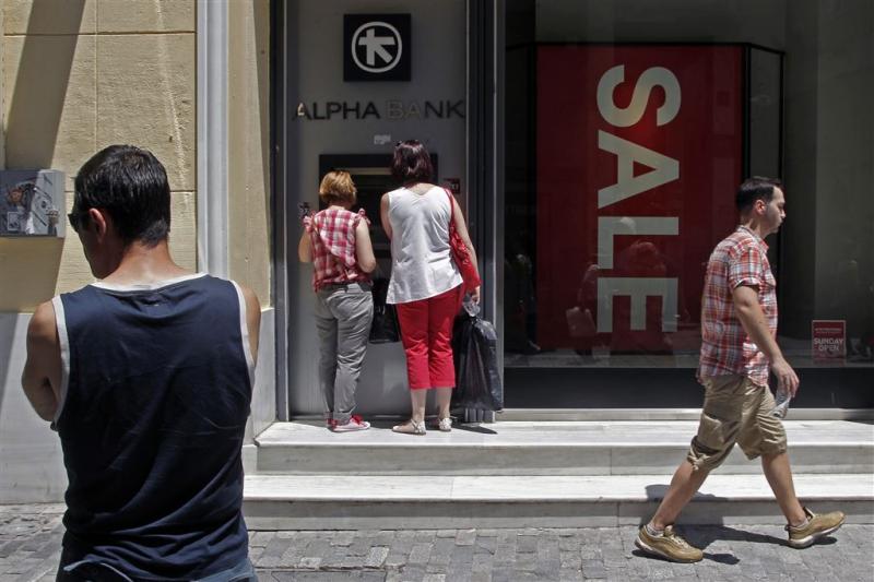 Prijzen in Griekenland blijven dalen