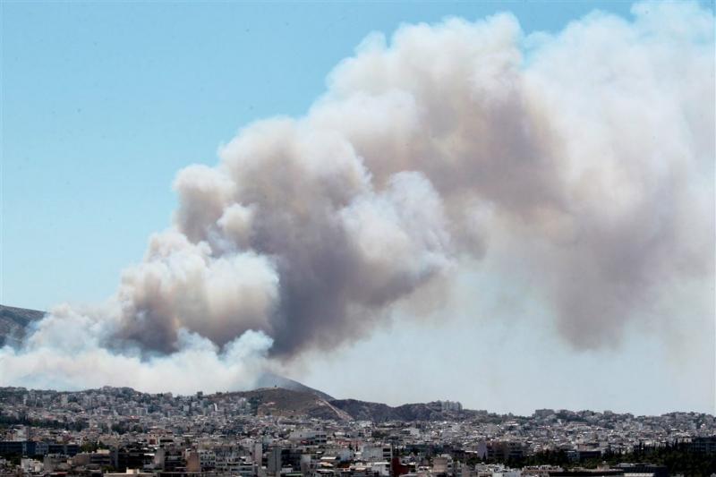 Bosbranden in Griekenland