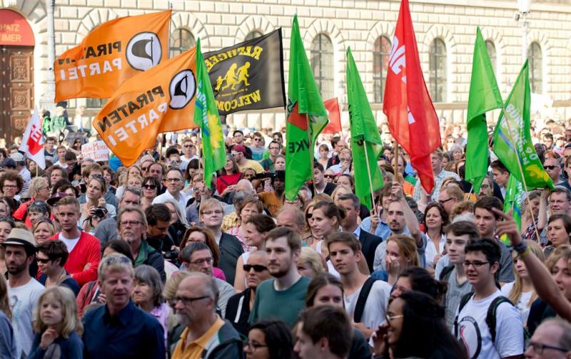 Duizenden betogen tegen asielbeleid Beieren