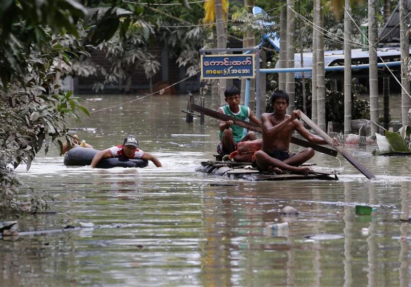 Tientallen doden door overstromingen Myanmar