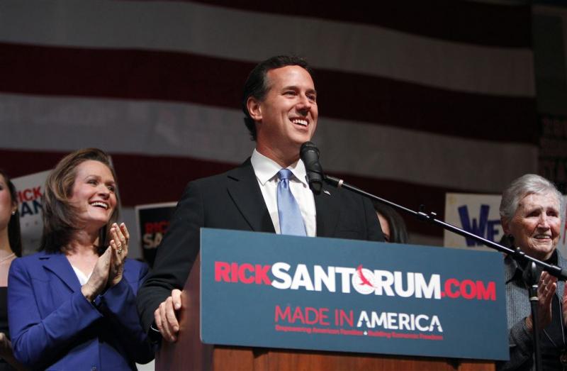 Santorum mist tv-debat presidentskandidaten VS