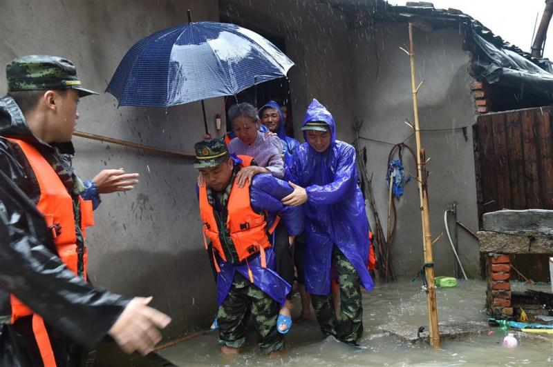 Tyfoon maakt ook in China slachtoffers