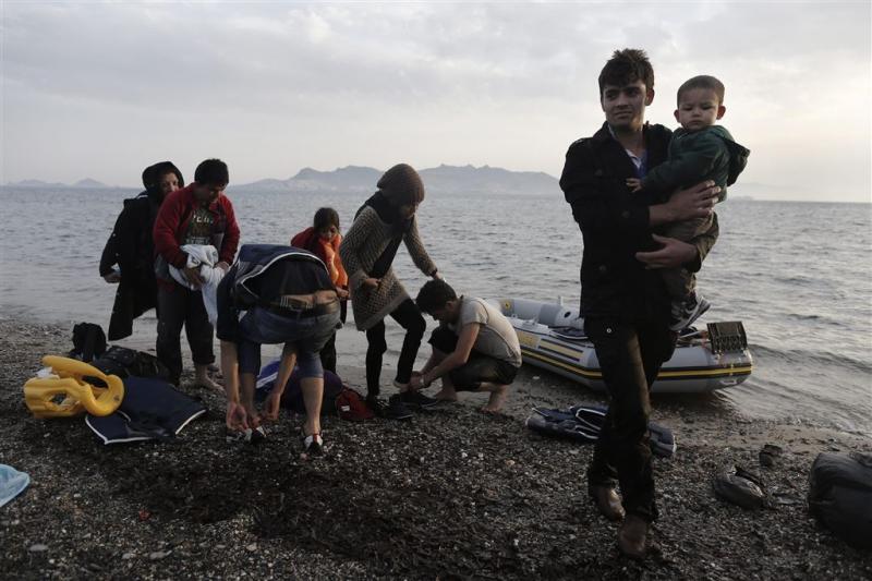 Vluchtelingenstroom leidt tot chaos op Kos