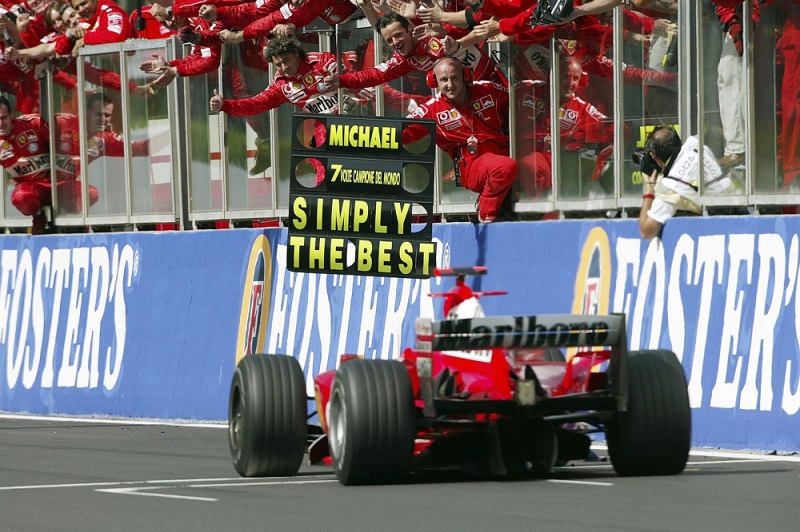 Schumacher behaalt zijn 7e titel (Foto: Pro Shots/Action Images)