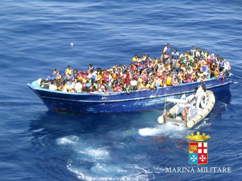 Marine Italië pikt drieduizend migranten op