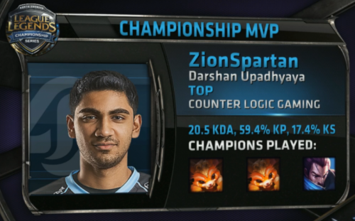 ZionSpartan MVP