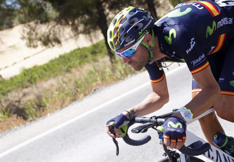 Valverde wint vierde etappe Vuelta
