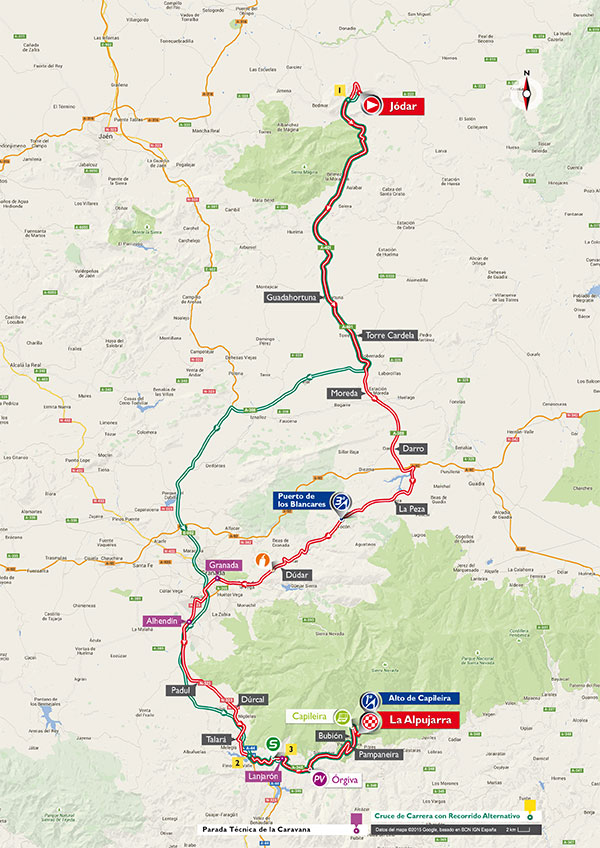 Route etappe 7 (Afbeelding: letour.fr)