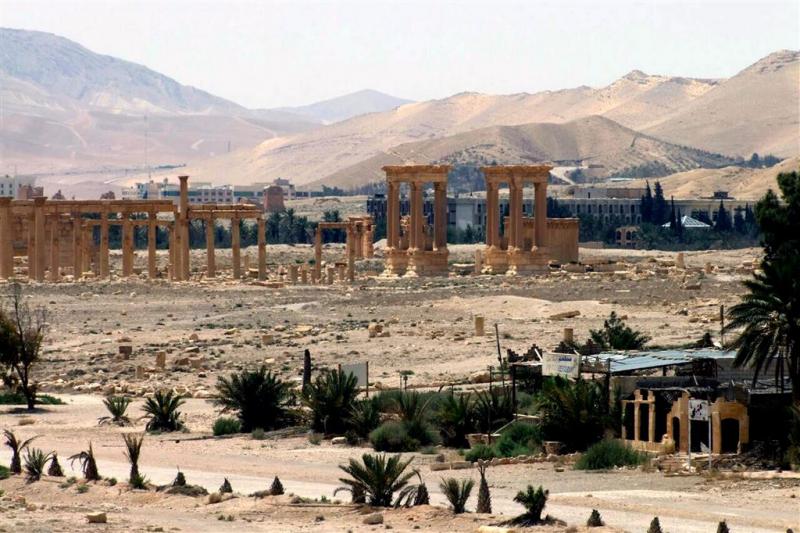 IS vernielt Romeinse tempel Palmyra