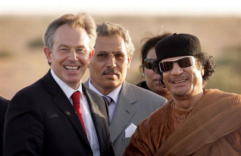 'Tony Blair probeerde Kaddafi te redden'