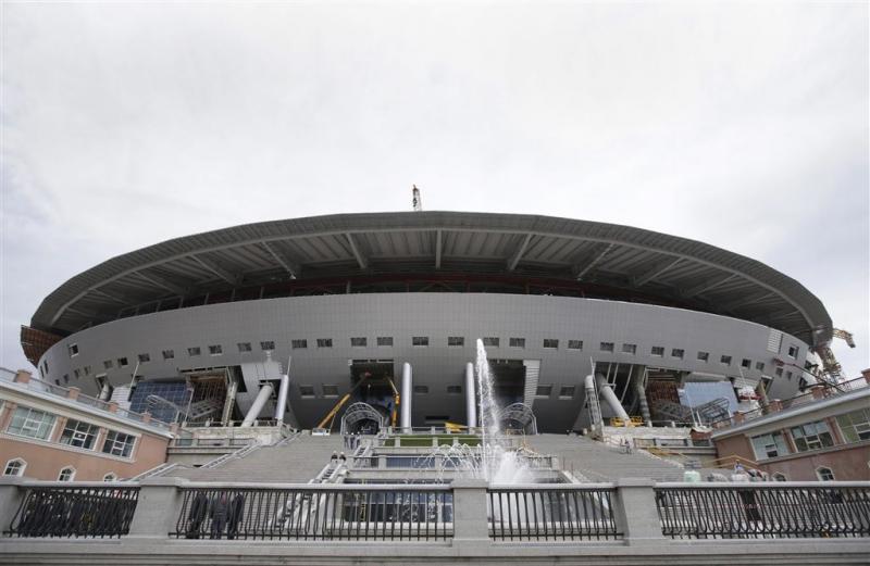 'Geen loon voor bouwers WK-stadion Rusland'