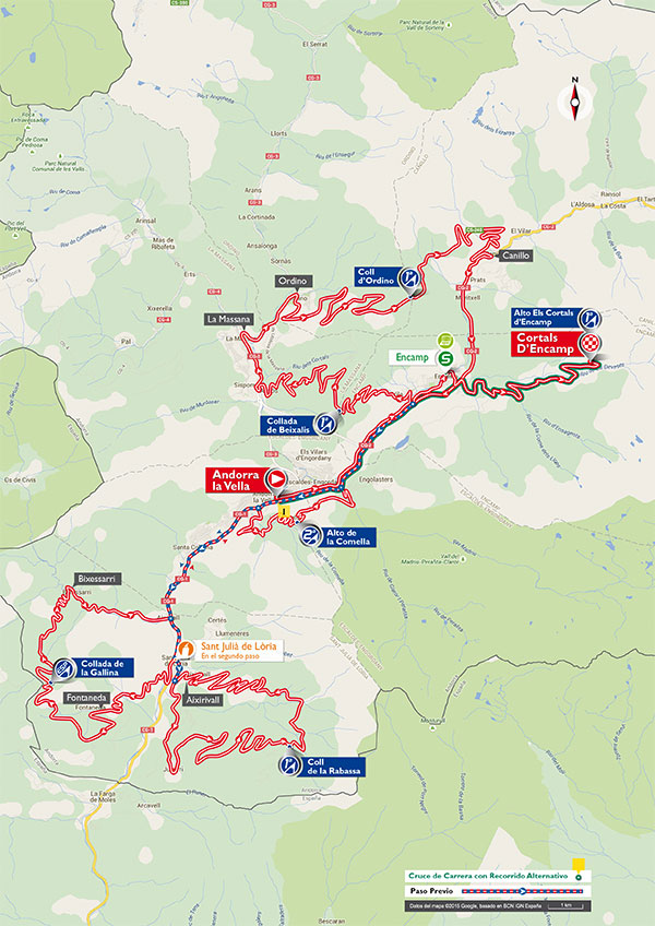 De route van etappe 11 (Afbeelding: letour.fr)