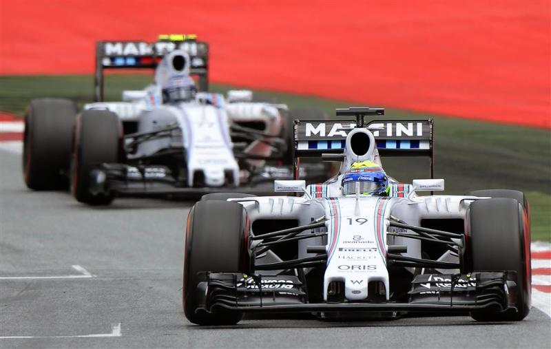 Bottas en Massa blijven bij Williams