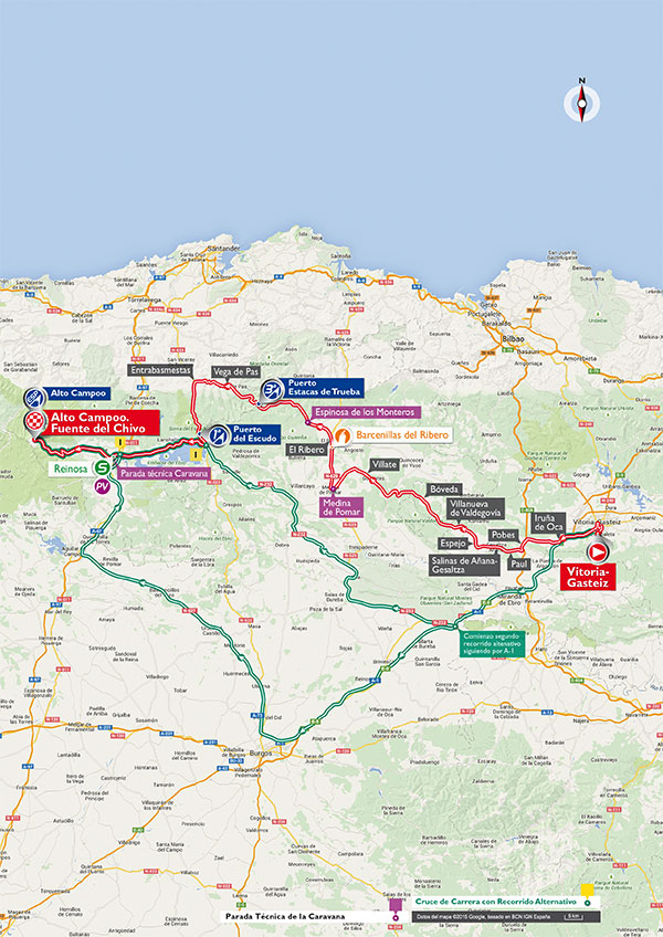 De route van vandaag (Afbeelding: letour.fr)
