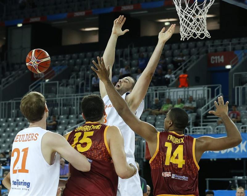 Basketbalteam verliest van Macedonië op EK
