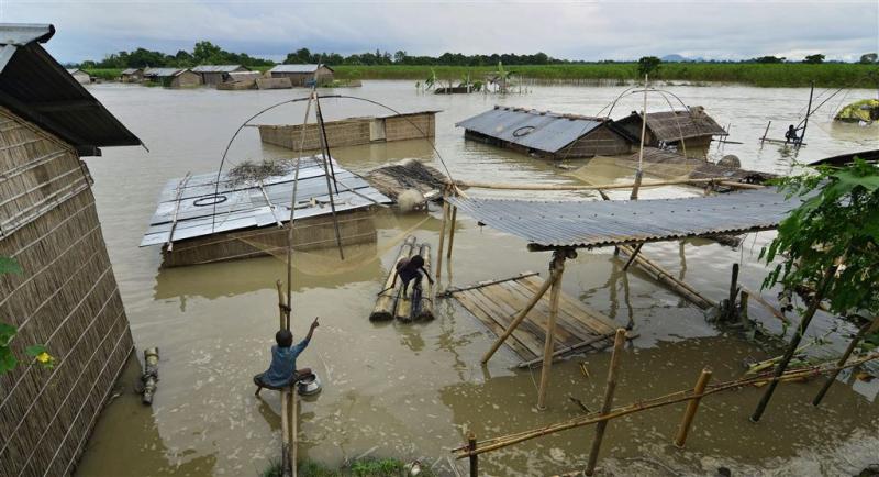 Overstroming India treft 1,5 miljoen mensen