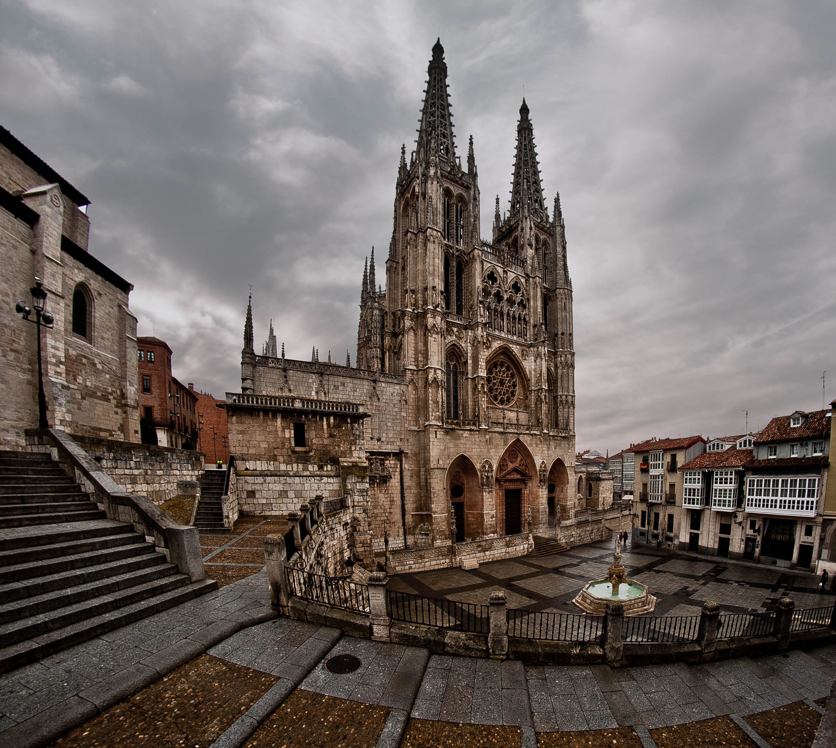 De kathedraal van Burgos, het eindpunt van de tijdrit (Foto: WikiCommons)