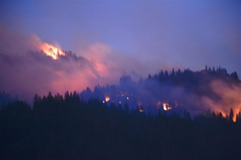 Eerste succes in strijd tegen bosbranden