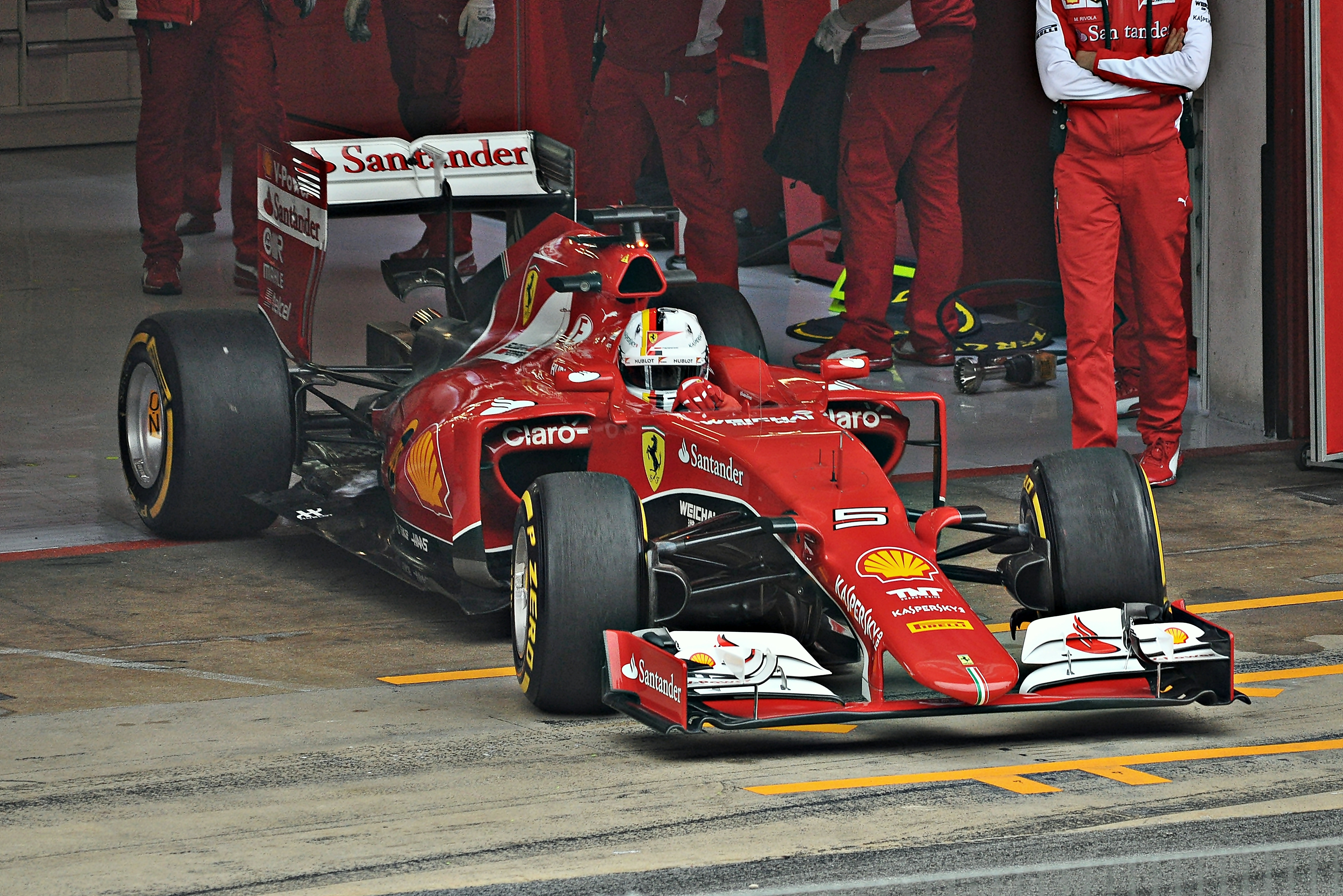 Vettel: "Het succes van Renault is vergeten" (Foto: WikiCommons'