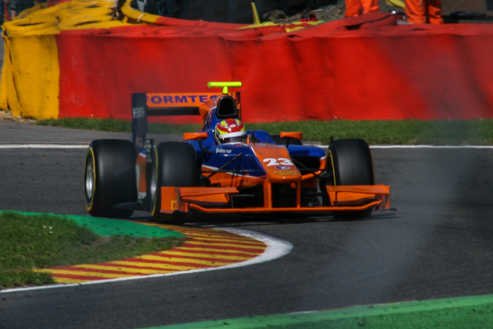 Frijns tijdens een GP2-kwalificatie in 2013 (Foto: WikiCommons)