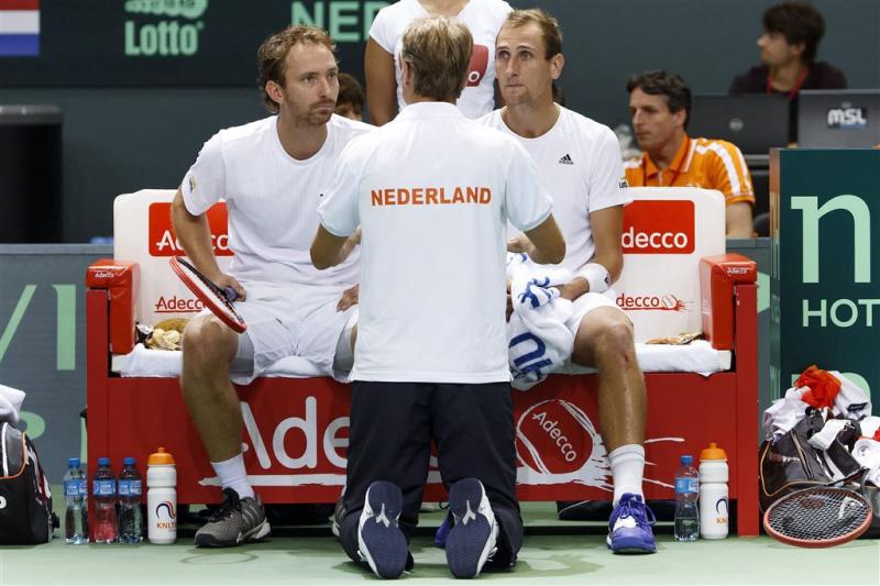 Nederland wint dubbelspel in Daviscup