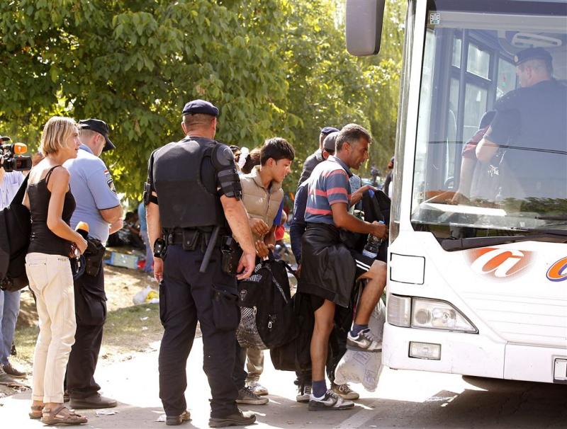 Kroatië en Hongarije ruzieën over migranten