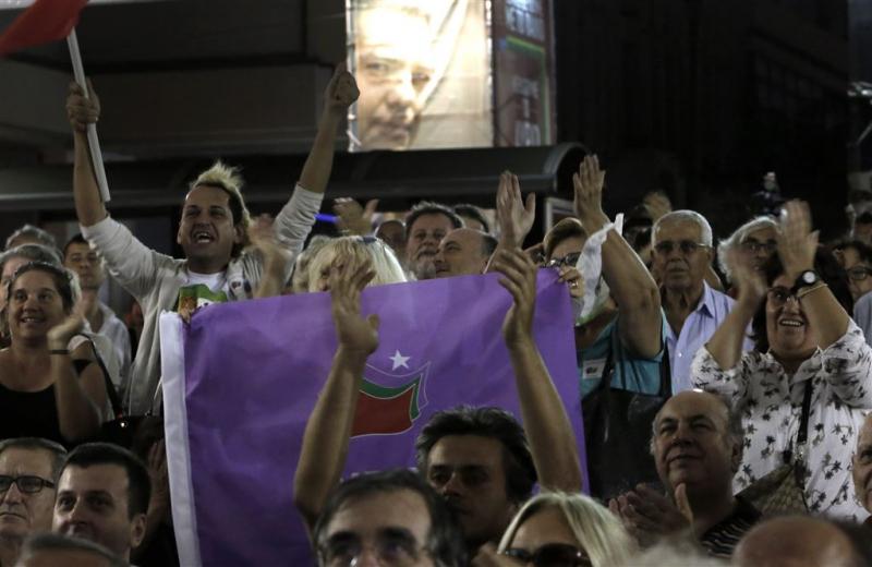 Syriza leidt met 35,5 procent van de stemmen