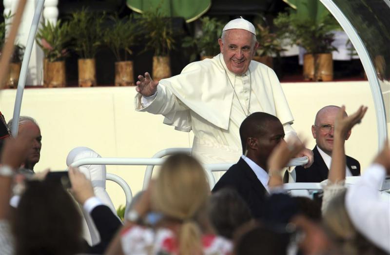 Paus roept op tot vrede FARC en Colombia
