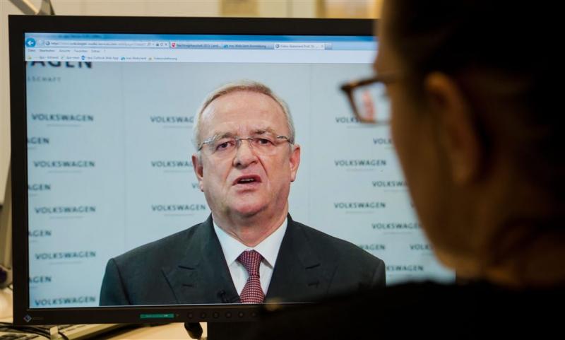 VW-topman Martin Winterkorn neemt ontslag
