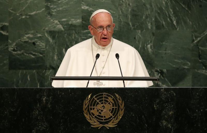 Paus veroordeelt hebzucht grote landen