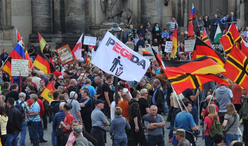 Pegida Dresden brengt weer mensen op de been