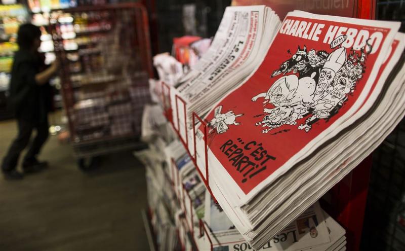 Charlie Hebdo verhuisd naar geheime locatie