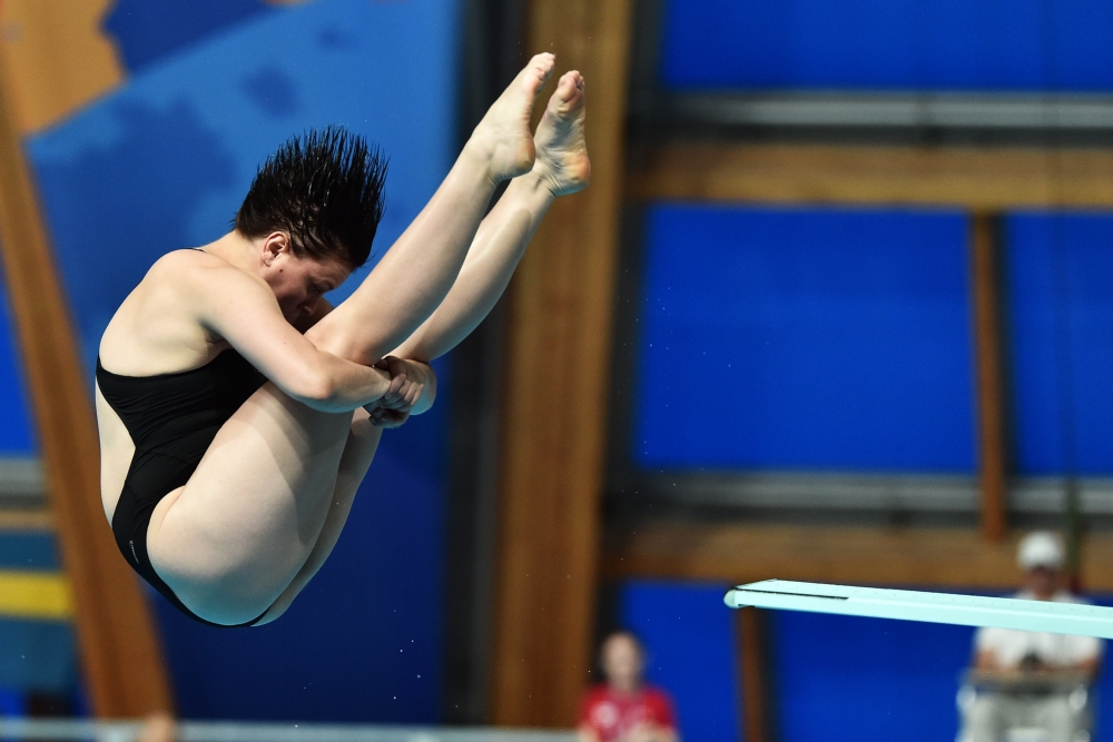 Uschi Freitag springt naar het eerste olympische schoonspringticket voor Nederland in 24 jaar (PRO SHOTS/Insidefoto)