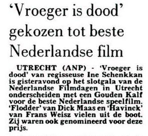 Uit de Leeuwarder Courant van 26 september 1987
