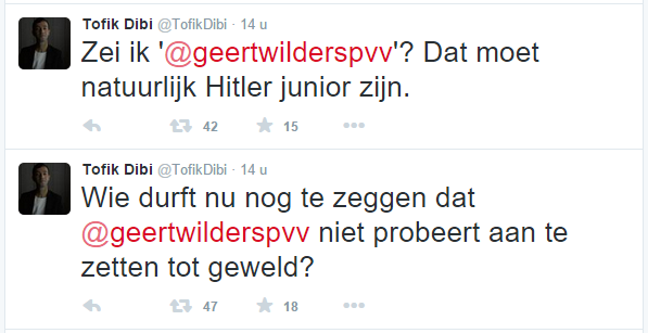 Wilders is Hitler junior