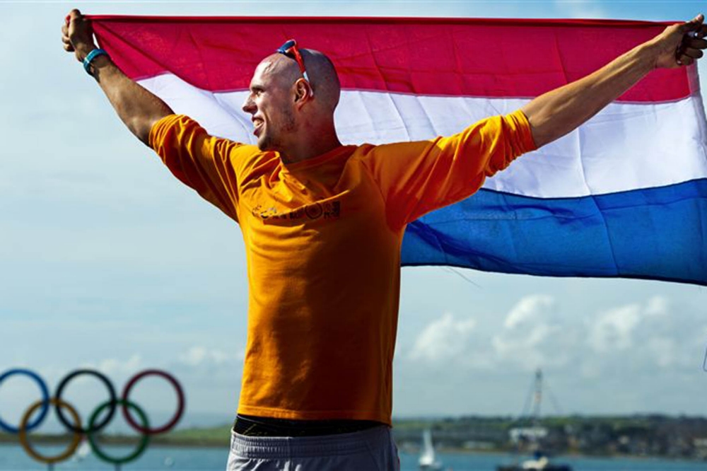 Dorian van Rijsselberghe hoopt zijn olympische titel in Rio te kunnen verdedigen (PRO SHOTS/ANP)
