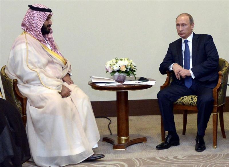 Poetin praat met Saudische Defensieminster