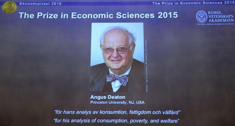 Angus Deaton krijgt Nobelprijs voor Economie