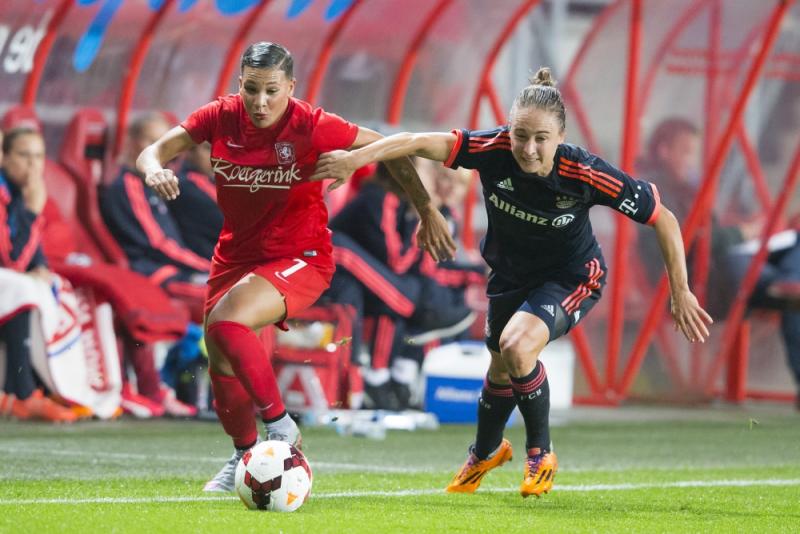 Vrouwen Twente schakelen Bayern München uit. (PRO SHOTS/Eric Pasman)