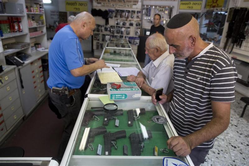 Run op wapenvergunningen in Israël