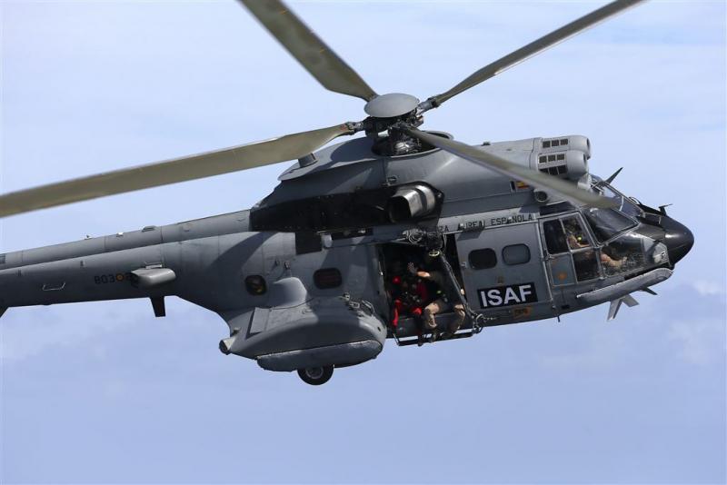 Spaanse legerhelikopter gecrasht in oceaan