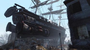 Fallout 4: USS Constitution ingame