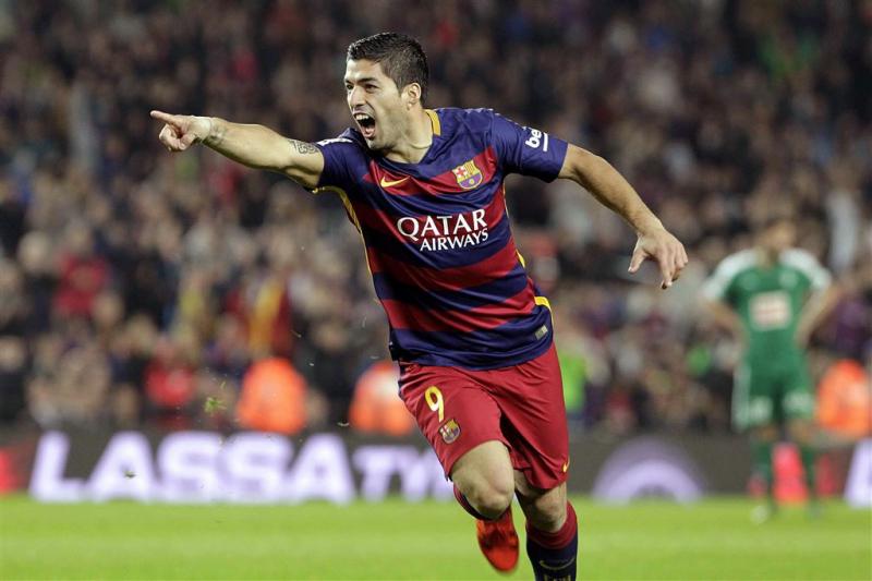 Suárez blinkt uit bij Barcelona