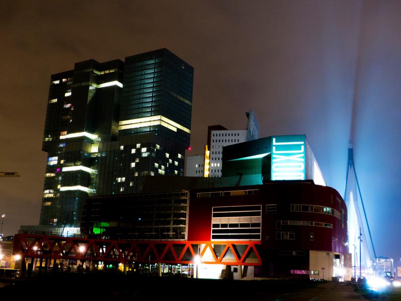 Rotterdam by night - kop van zuid