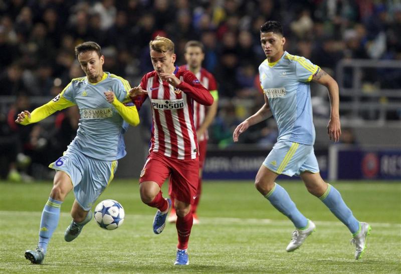 Astana houdt Atlético in bedwang