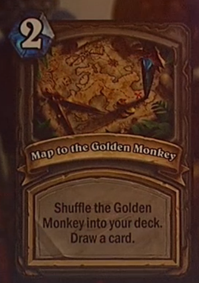 Map to the Golden Monkey Hearthstone