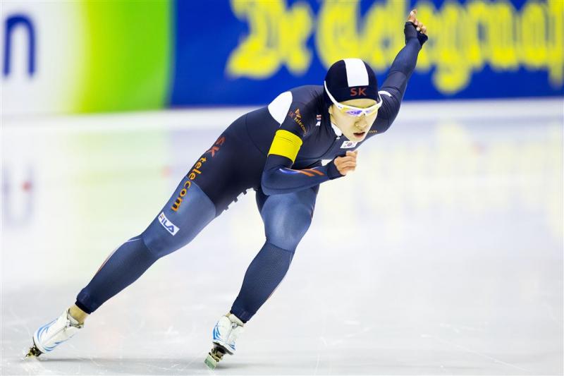 Lee Sang-hwa wint 500 meter in Calgary
